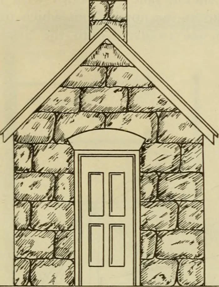 An illustration from Radford's practical barn plans : being a complete collection of practical, economical and common-sense plans of barns, out buildings and stock sheds, 1907, leaf 50