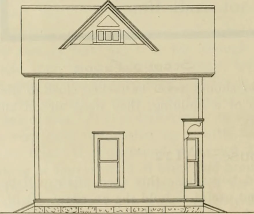 An illustration from Radford's practical barn plans : being a complete collection of practical, economical and common-sense plans of barns, out buildings and stock sheds, 1907, leaf 75