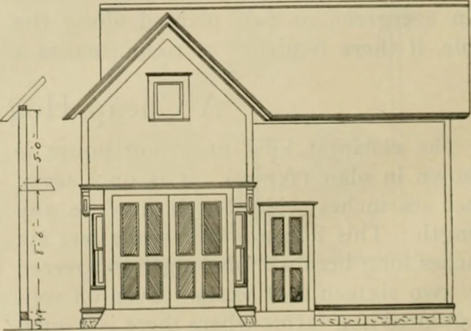 An illustration from Radford's practical barn plans : being a complete collection of practical, economical and common-sense plans of barns, out buildings and stock sheds, 1907, leaf 75