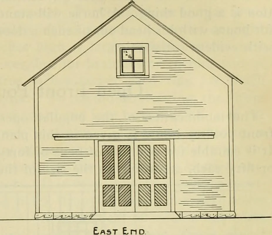 An illustration from Radford's practical barn plans : being a complete collection of practical, economical and common-sense plans of barns, out buildings and stock sheds, 1907, leaf 8