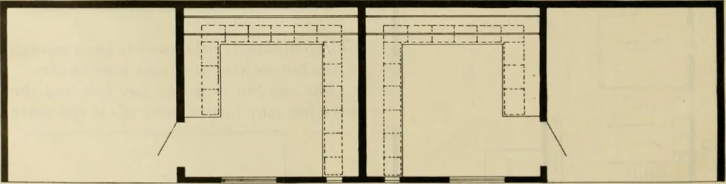 An illustration from Radford's practical barn plans : being a complete collection of practical, economical and common-sense plans of barns, out buildings and stock sheds, 1907, leaf 9