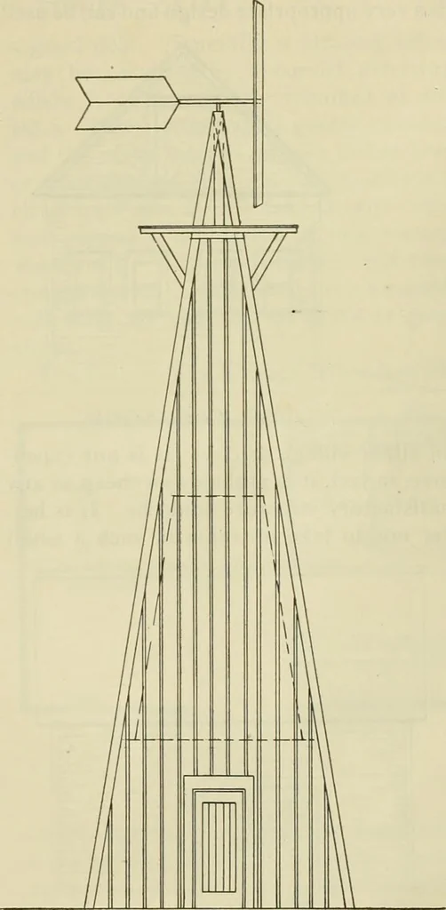 An illustration from Radford's practical barn plans : being a complete collection of practical, economical and common-sense plans of barns, out buildings and stock sheds, 1907, leaf 90