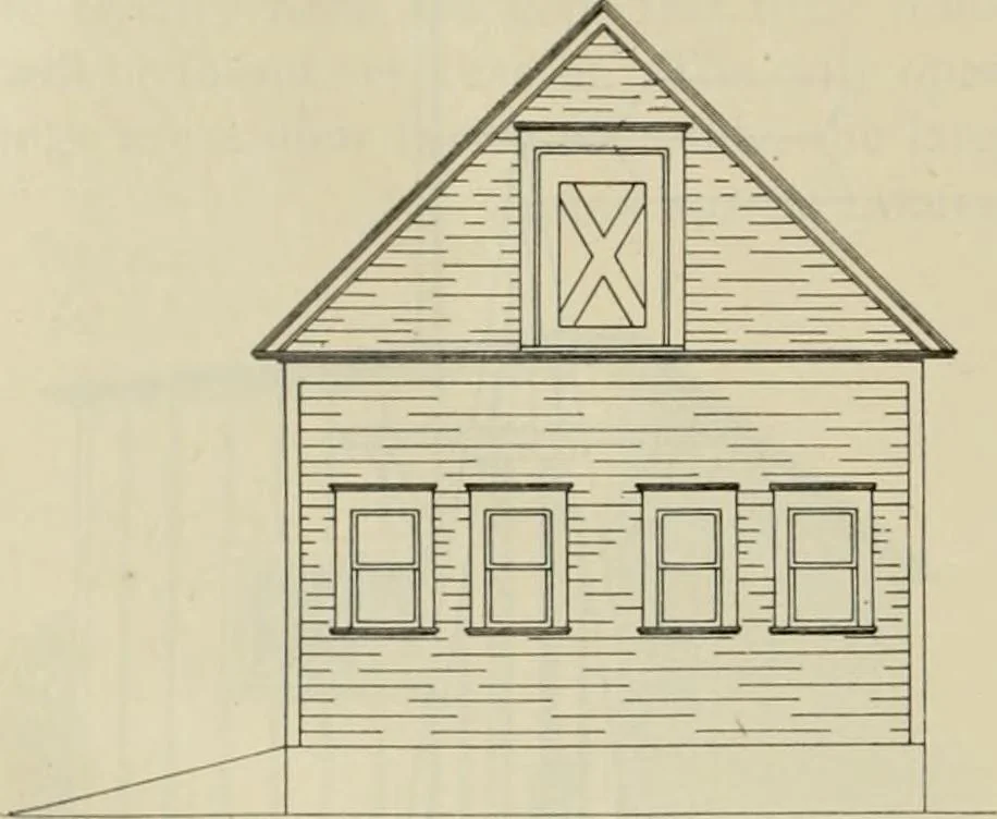 An illustration from Radford's practical barn plans : being a complete collection of practical, economical and common-sense plans of barns, out buildings and stock sheds, 1907, leaf 91