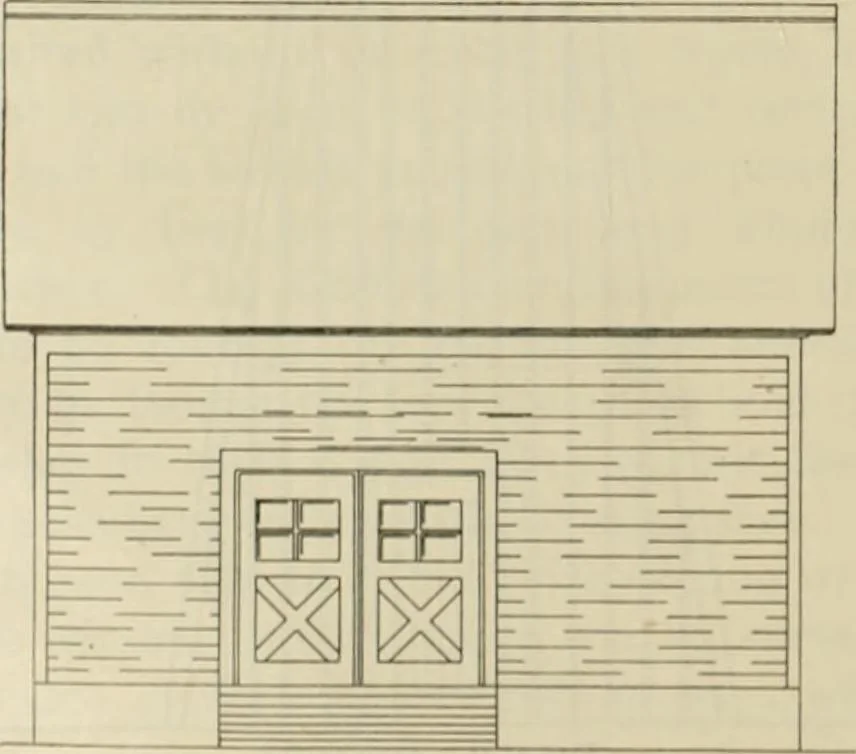 An illustration from Radford's practical barn plans : being a complete collection of practical, economical and common-sense plans of barns, out buildings and stock sheds, 1907, leaf 91