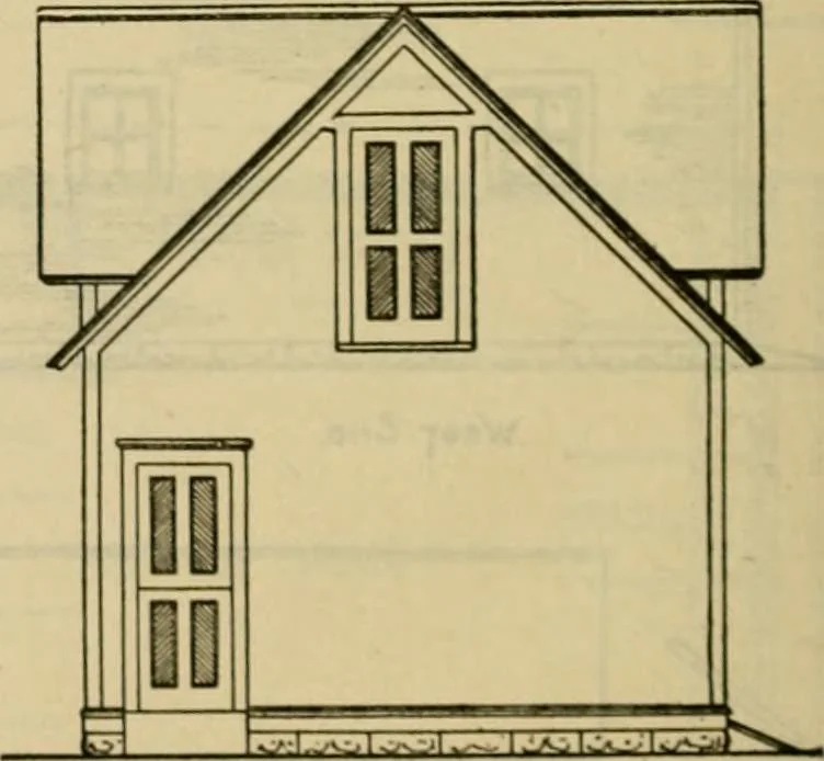 An illustration from Radford's practical barn plans : being a complete collection of practical, economical and common-sense plans of barns, out buildings and stock sheds :: :: ::, 1909, leaf 101