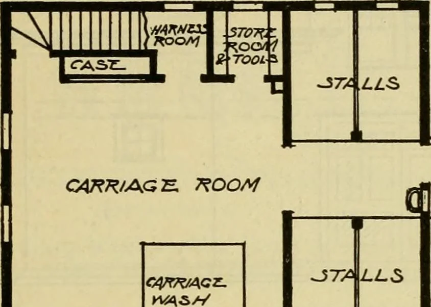 An illustration from Radford's practical barn plans : being a complete collection of practical, economical and common-sense plans of barns, out buildings and stock sheds :: :: ::, 1909, leaf 112