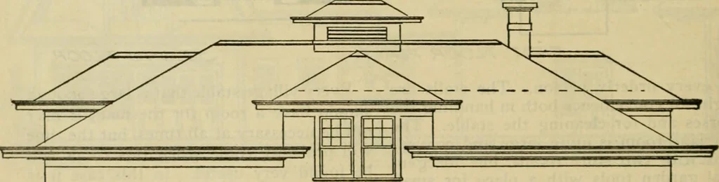 An illustration from Radford's practical barn plans : being a complete collection of practical, economical and common-sense plans of barns, out buildings and stock sheds :: :: ::, 1909, leaf 113