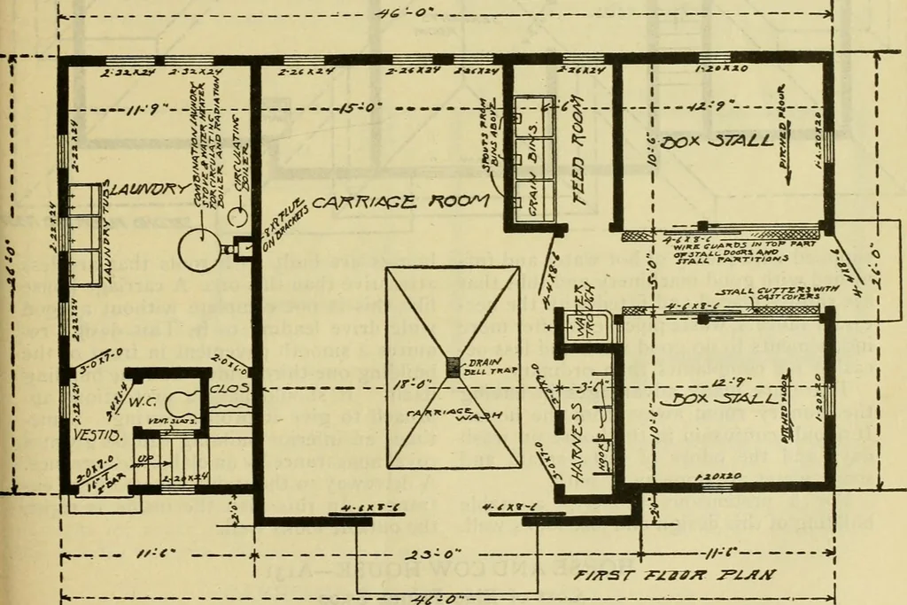 An illustration from Radford's practical barn plans : being a complete collection of practical, economical and common-sense plans of barns, out buildings and stock sheds :: :: ::, 1909, leaf 114