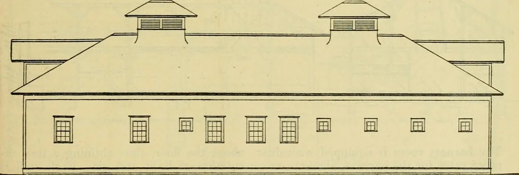 An illustration from Radford's practical barn plans : being a complete collection of practical, economical and common-sense plans of barns, out buildings and stock sheds :: :: ::, 1909, leaf 118