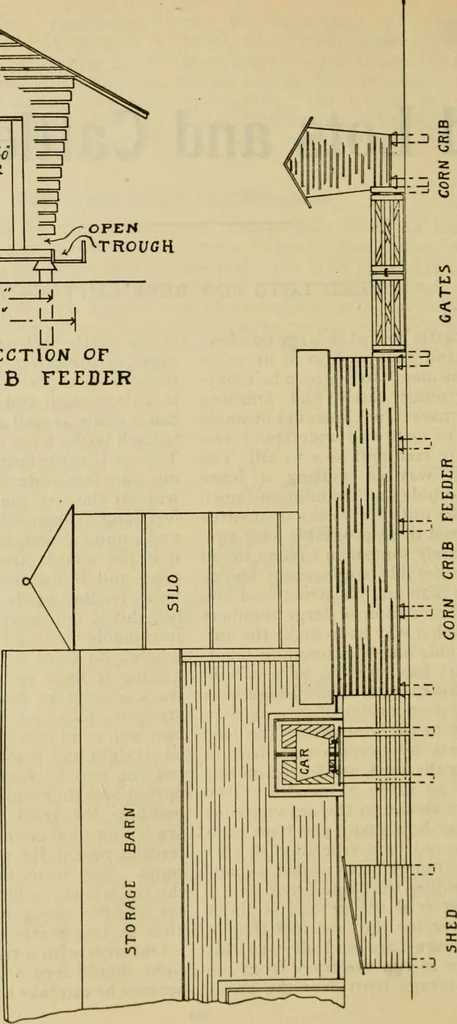An illustration from Radford's practical barn plans : being a complete collection of practical, economical and common-sense plans of barns, out buildings and stock sheds :: :: ::, 1909, leaf 127