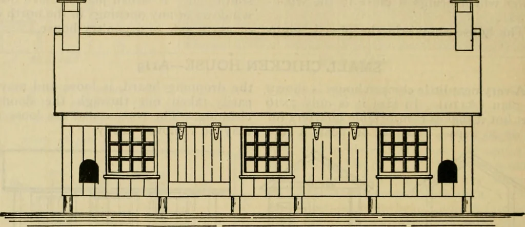 An illustration from Radford's practical barn plans : being a complete collection of practical, economical and common-sense plans of barns, out buildings and stock sheds :: :: ::, 1909, leaf 149