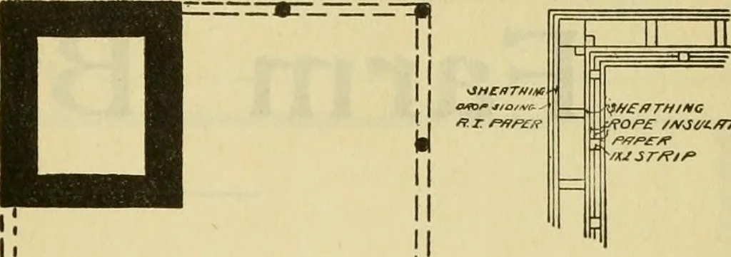 An illustration from Radford's practical barn plans : being a complete collection of practical, economical and common-sense plans of barns, out buildings and stock sheds :: :: ::, 1909, leaf 158