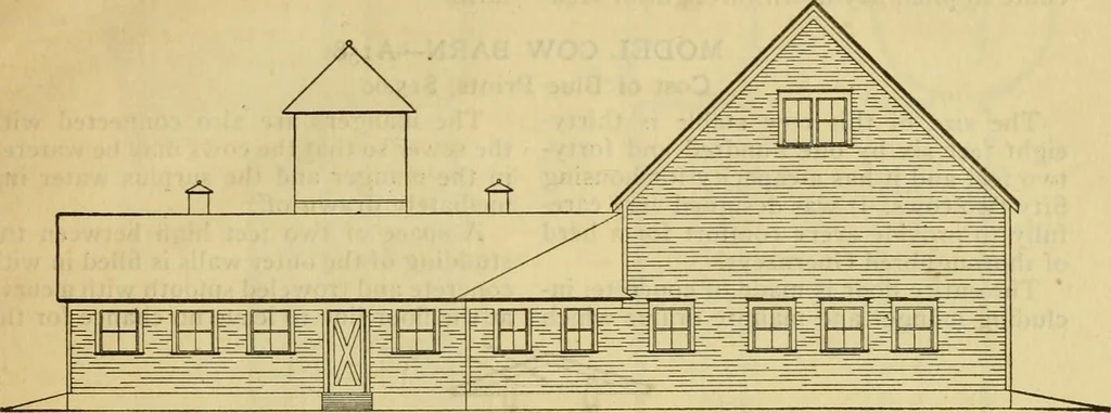 An illustration from Radford's practical barn plans : being a complete collection of practical, economical and common-sense plans of barns, out buildings and stock sheds :: :: ::, 1909, leaf 20