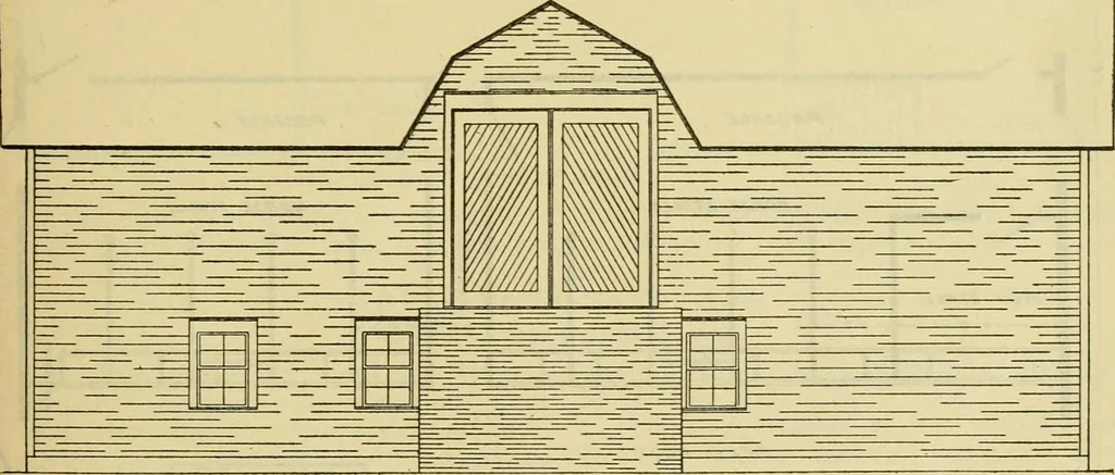 An illustration from Radford's practical barn plans : being a complete collection of practical, economical and common-sense plans of barns, out buildings and stock sheds :: :: ::, 1909, leaf 46