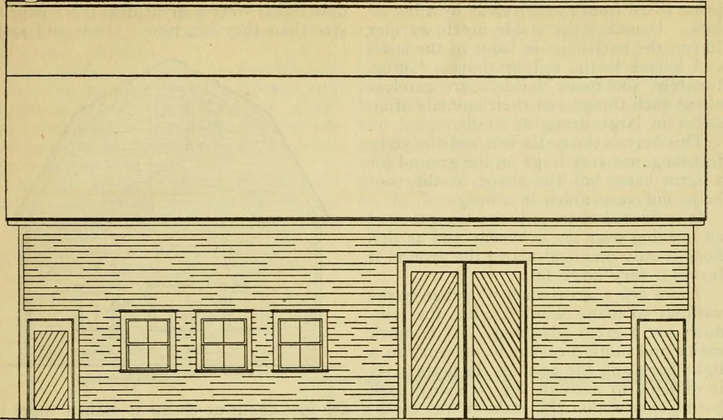 An illustration from Radford's practical barn plans : being a complete collection of practical, economical and common-sense plans of barns, out buildings and stock sheds :: :: ::, 1909, leaf 72