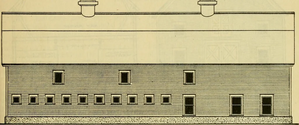 An illustration from Radford's practical barn plans : being a complete collection of practical, economical and common-sense plans of barns, out buildings and stock sheds :: :: ::, 1909, leaf 86