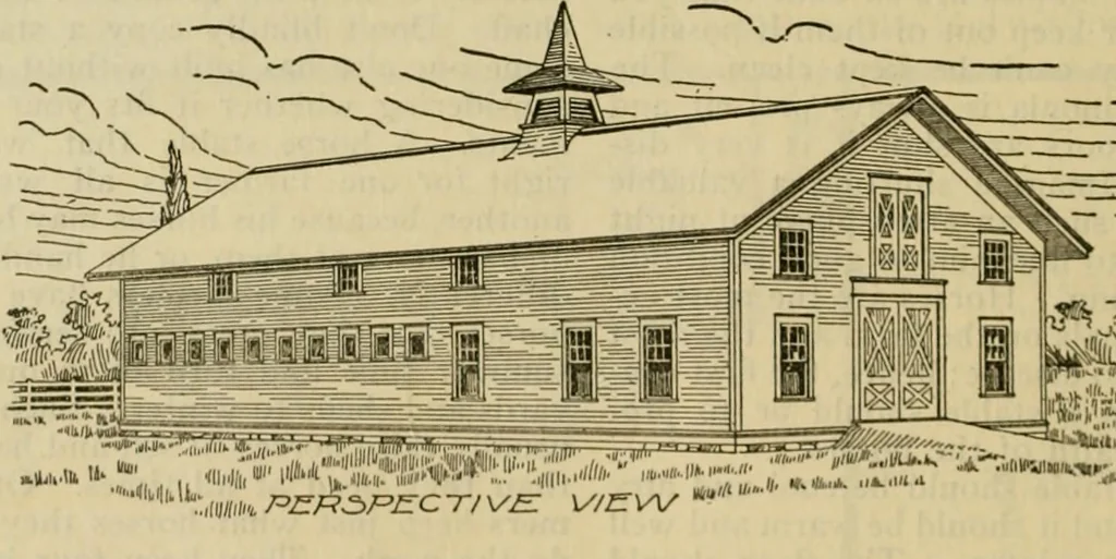 An illustration from Radford's practical barn plans : being a complete collection of practical, economical and common-sense plans of barns, out buildings and stock sheds :: :: ::, 1909, leaf 89