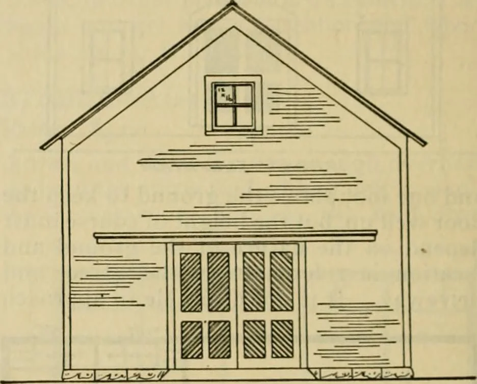 An illustration from Radford's practical barn plans : being a complete collection of practical, economical and common-sense plans of barns, out buildings and stock sheds :: :: ::, 1909, leaf 95