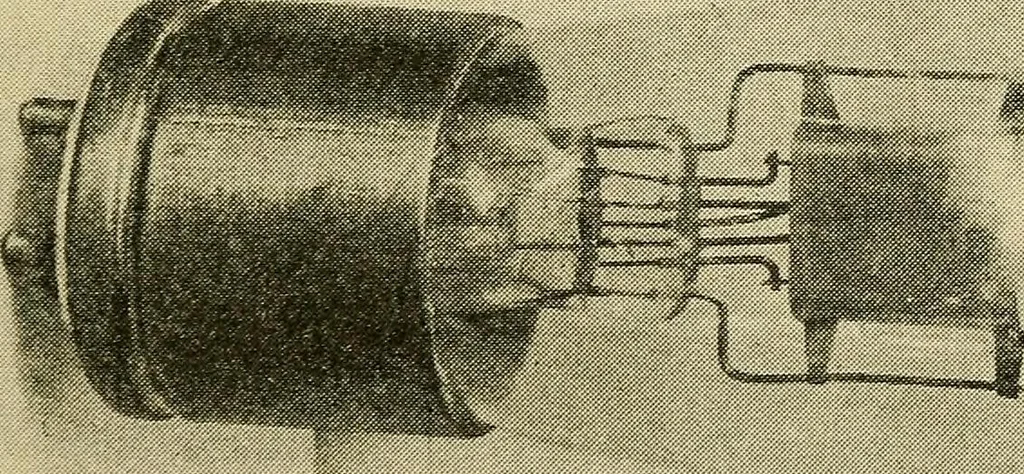 An illustration from Radio for everybody; being a popular guide to practical radio-phone reception and transmission and to the dot-and-dash reception and transmission of the radio telegraph, for the layman who wants to apply radio for his pleasure and profit without going into the special theories and the intricacies of the art, 1922, leaf 138