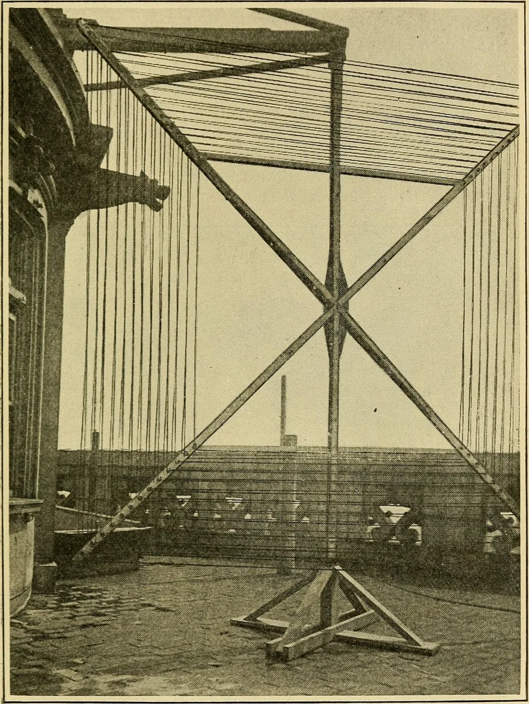 An illustration from Radio for everybody; being a popular guide to practical radio-phone reception and transmission and to the dot-and-dash reception and transmission of the radio telegraph, for the layman who wants to apply radio for his pleasure and profit without going into the special theories and the intricacies of the art, 1922, leaf 174