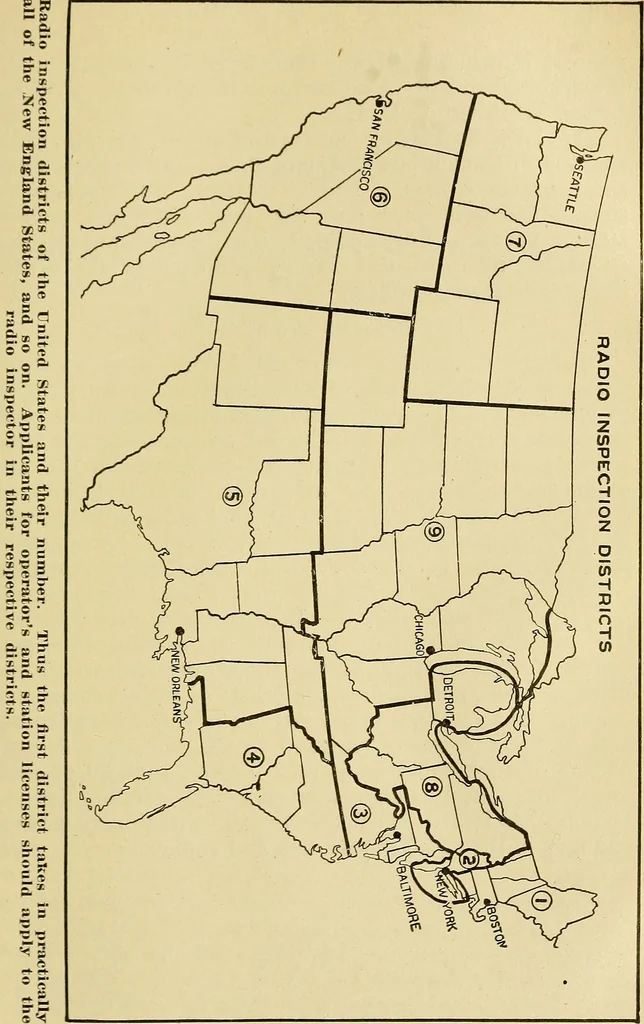 An illustration from Radio for everybody; being a popular guide to practical radio-phone reception and transmission and to the dot-and-dash reception and transmission of the radio telegraph, for the layman who wants to apply radio for his pleasure and profit without going into the special theories and the intricacies of the art, 1922, leaf 194
