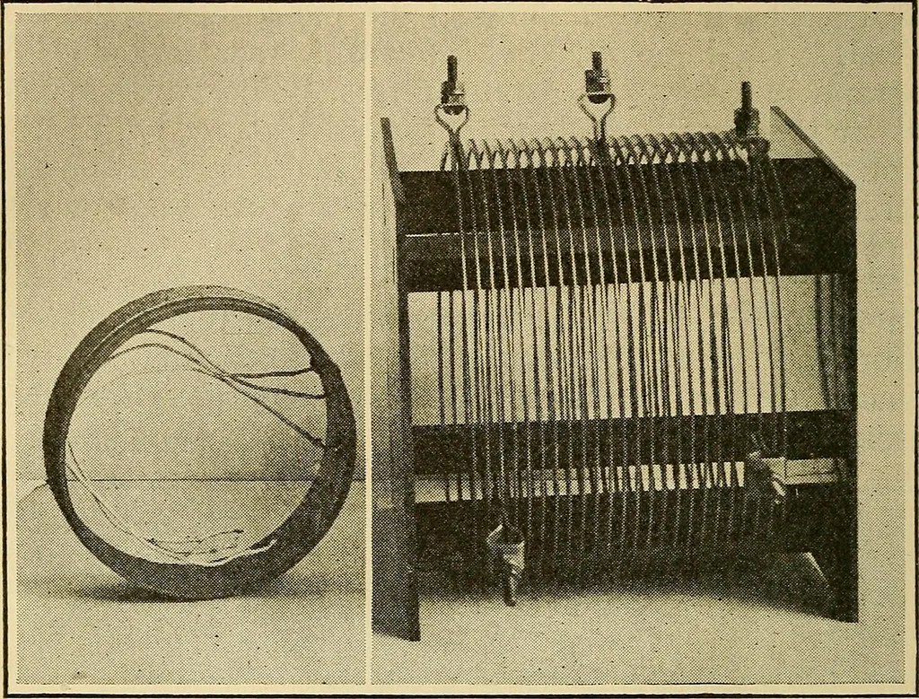 An illustration from Radio for everybody; being a popular guide to practical radio-phone reception and transmission and to the dot-and-dash reception and transmission of the radio telegraph, for the layman who wants to apply radio for his pleasure and profit without going into the special theories and the intricacies of the art, 1922, leaf 253