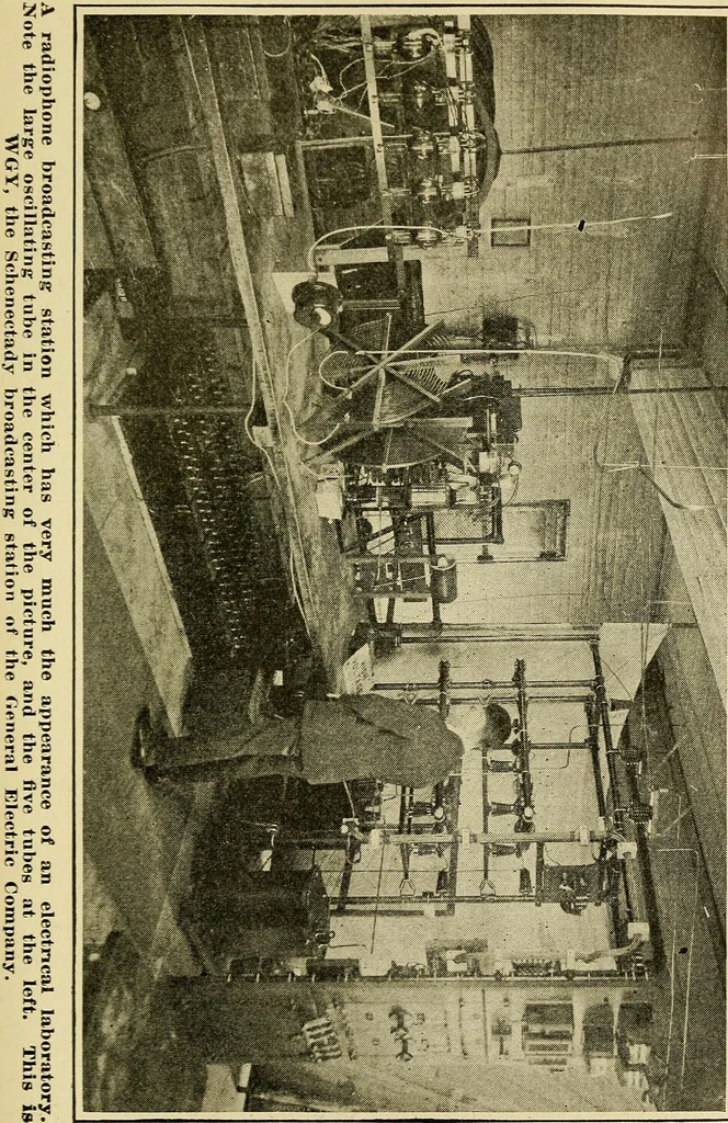 An illustration from Radio for everybody; being a popular guide to practical radio-phone reception and transmission and to the dot-and-dash reception and transmission of the radio telegraph, for the layman who wants to apply radio for his pleasure and profit without going into the special theories and the intricacies of the art, 1922, leaf 274