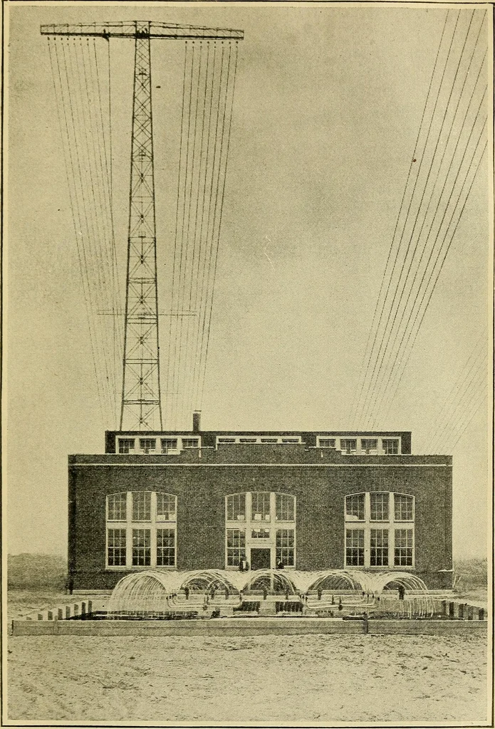 An illustration from Radio for everybody; being a popular guide to practical radio-phone reception and transmission and to the dot-and-dash reception and transmission of the radio telegraph, for the layman who wants to apply radio for his pleasure and profit without going into the special theories and the intricacies of the art, 1922, leaf 294