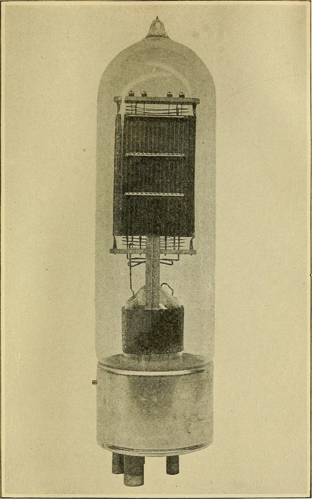 An illustration from Radio for everybody; being a popular guide to practical radio-phone reception and transmission and to the dot-and-dash reception and transmission of the radio telegraph, for the layman who wants to apply radio for his pleasure and profit without going into the special theories and the intricacies of the art, 1922, leaf 334