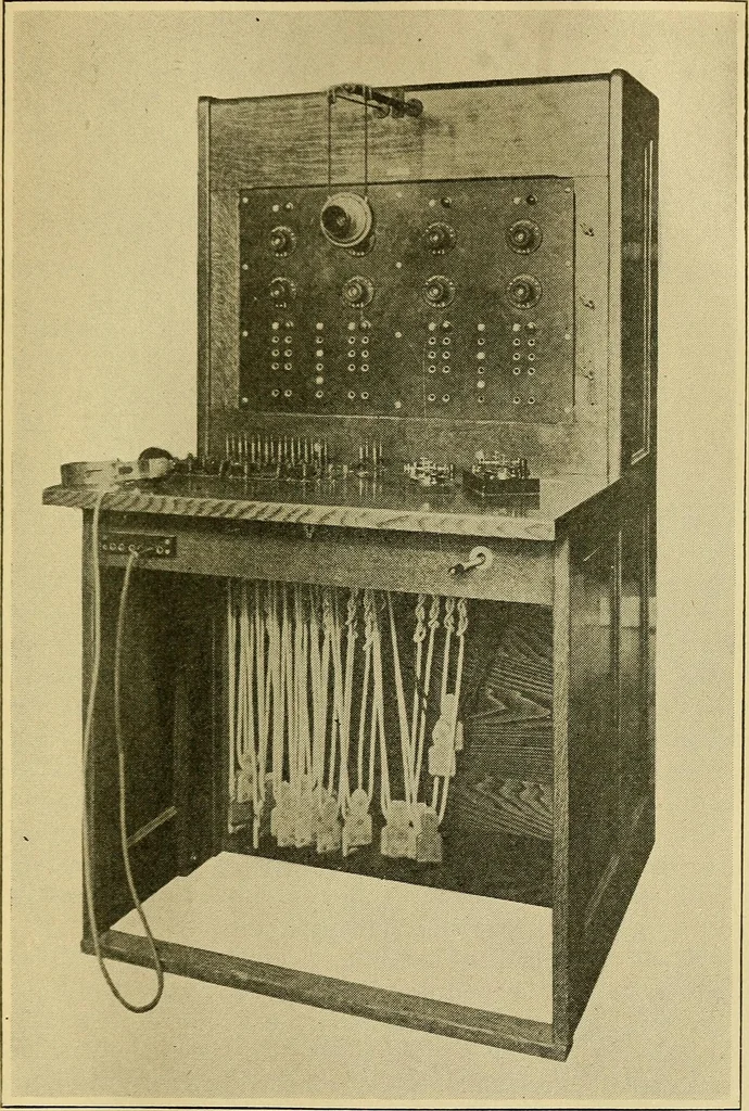 An illustration from Radio for everybody; being a popular guide to practical radio-phone reception and transmission and to the dot-and-dash reception and transmission of the radio telegraph, for the layman who wants to apply radio for his pleasure and profit without going into the special theories and the intricacies of the art, 1922, leaf 336