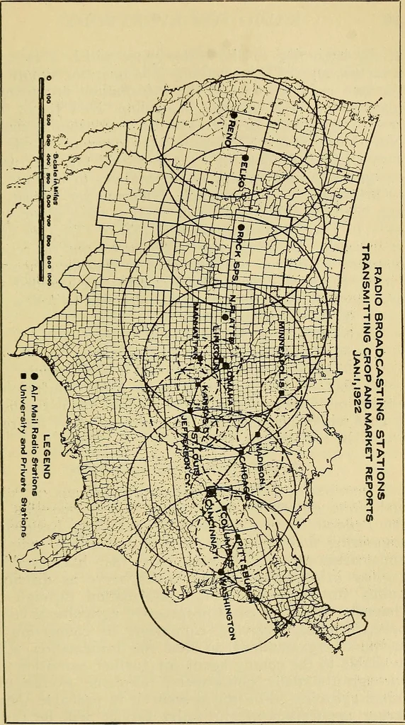 An illustration from Radio for everybody; being a popular guide to practical radio-phone reception and transmission and to the dot-and-dash reception and transmission of the radio telegraph, for the layman who wants to apply radio for his pleasure and profit without going into the special theories and the intricacies of the art, 1922, leaf 98
