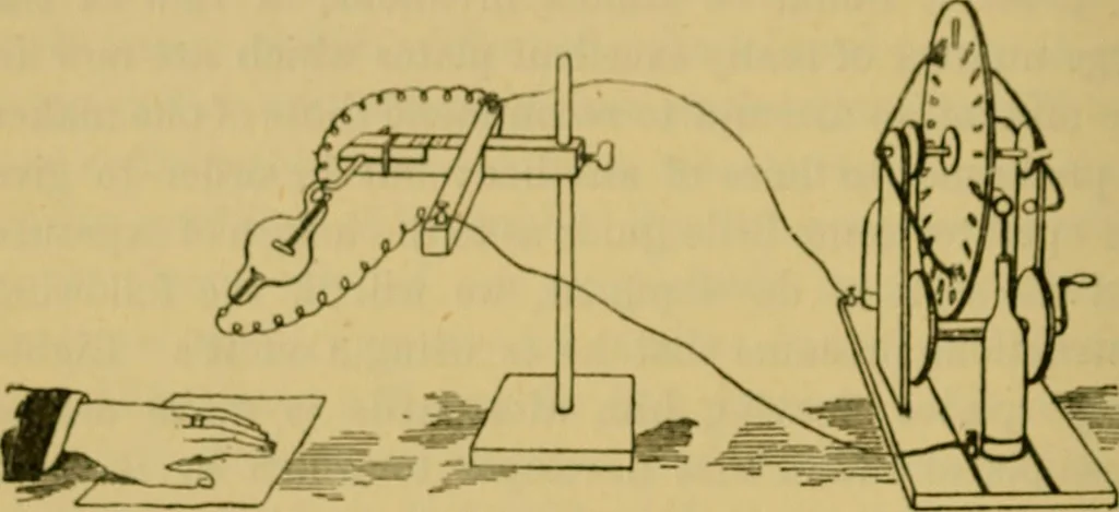 An illustration from Radiography and the 'X' rays in practice and theory : with constructional manipulatory details, 1898, leaf 105