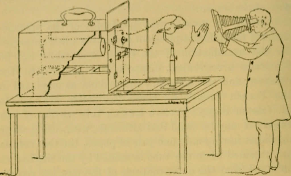 An illustration from Radiography and the 'X' rays in practice and theory : with constructional manipulatory details, 1898, leaf 153