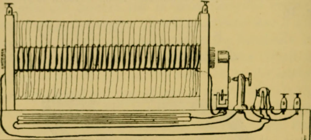 An illustration from Radiography and the 'X' rays in practice and theory : with constructional manipulatory details, 1898, leaf 65