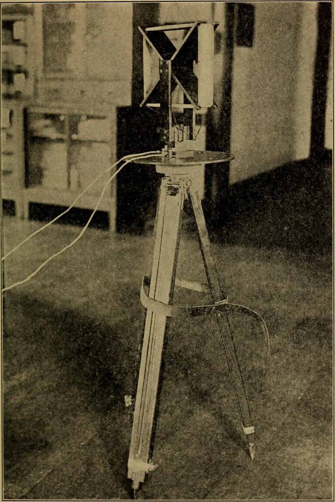 An illustration from Radio, miracle of the 20th century ... a story of human achievement that stands unrivalled in the history of humanity, together with a colorful portrayal, giving a broad, general view of the whole subject of wireless telegraph and telephone and its marvelous development, 1922, leaf 14