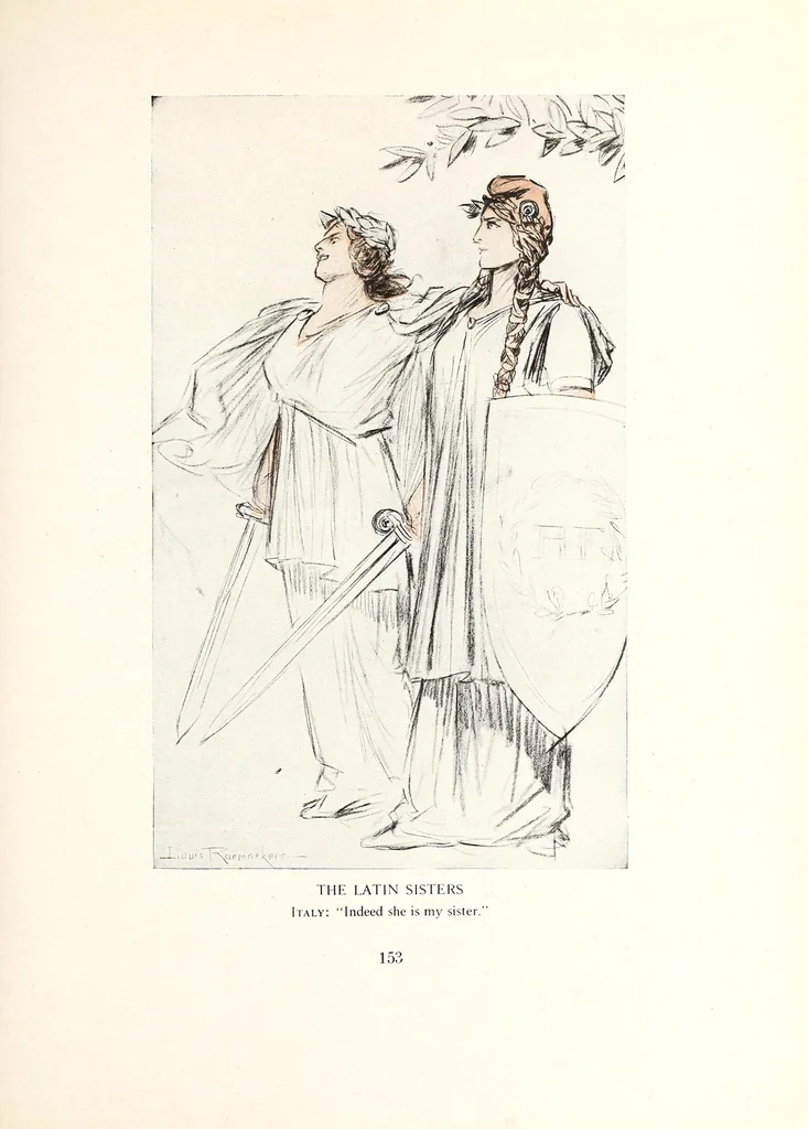 An illustration from Raemaekers' Cartoons: with accompanying notes by well-known English writers, 1917, leaf 161