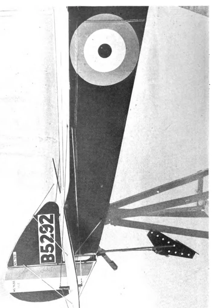 An illustration from Royal Air Force. Technical Notes. Aeroplanes M-Z. Rigging Notes [1918, Great Britain], 1918, leaf 196