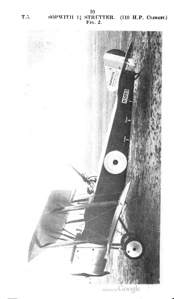 An illustration from Royal Air Force. Technical Notes. Aeroplanes M-Z. Rigging Notes [1918, Great Britain], 1918, leaf 218
