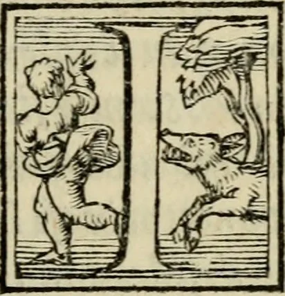 An illustration from Raggionamento di mons. Paolo Giovio, vescouo di Nocera, con messer Lodouico Domenichi : sopra i motti, & disegni d'arme, & d'amore, che communemente chiamano imprese. Con vn discorso di Girolamo Ruscelli intorno allo stesso soggetto, 1559, leaf 106