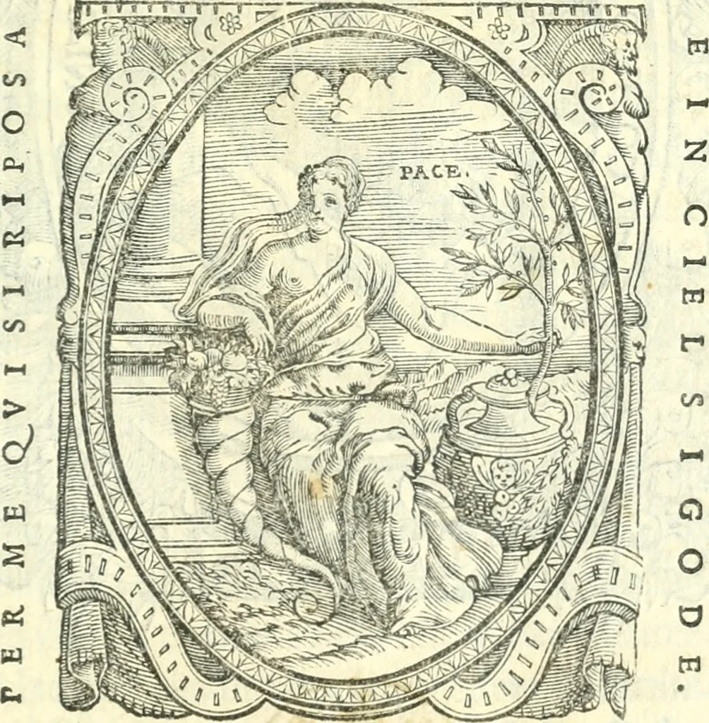 An illustration from Ragionamenti accademici .., 1567, leaf 4