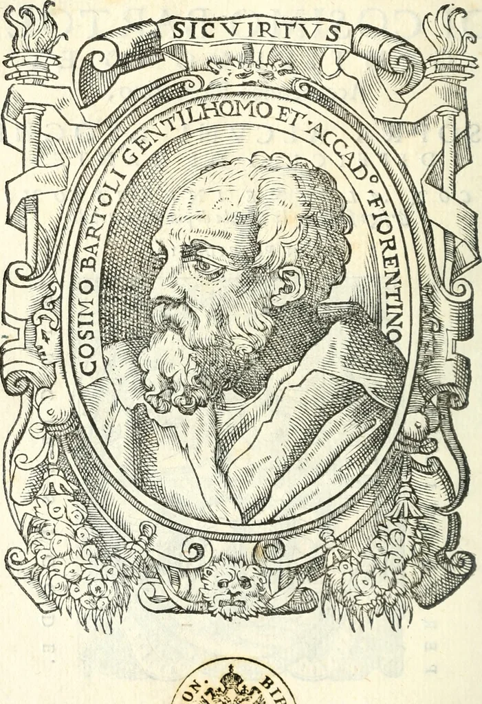 An illustration from Ragionamenti accademici .., 1567, leaf 5