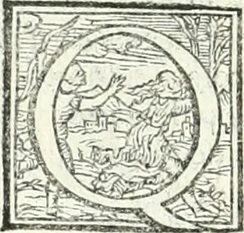 An illustration from Ragionamento di Lvca Contile sopra la proprietà delle imprese : con le particolari de gli academici Affidati et con le interpretationi et croniche, 1574, leaf 127