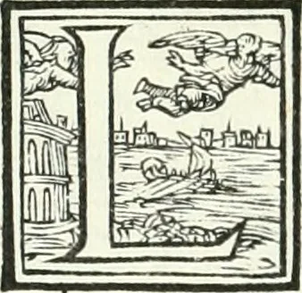 An illustration from Ragionamento di Lvca Contile sopra la proprietà delle imprese : con le particolari de gli academici Affidati et con le interpretationi et croniche, 1574, leaf 129