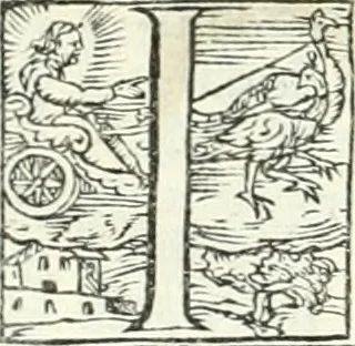 An illustration from Ragionamento di Lvca Contile sopra la proprietà delle imprese : con le particolari de gli academici Affidati et con le interpretationi et croniche, 1574, leaf 131