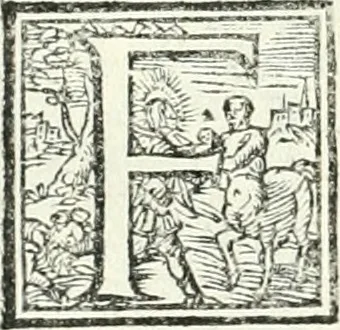 An illustration from Ragionamento di Lvca Contile sopra la proprietà delle imprese : con le particolari de gli academici Affidati et con le interpretationi et croniche, 1574, leaf 183