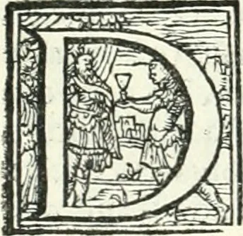 An illustration from Ragionamento di Lvca Contile sopra la proprietà delle imprese : con le particolari de gli academici Affidati et con le interpretationi et croniche, 1574, leaf 185