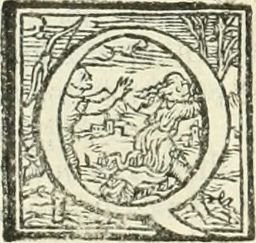 An illustration from Ragionamento di Lvca Contile sopra la proprietà delle imprese : con le particolari de gli academici Affidati et con le interpretationi et croniche, 1574, leaf 205