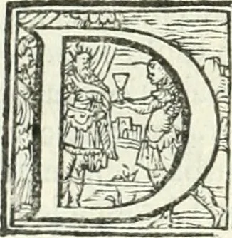 An illustration from Ragionamento di Lvca Contile sopra la proprietà delle imprese : con le particolari de gli academici Affidati et con le interpretationi et croniche, 1574, leaf 215