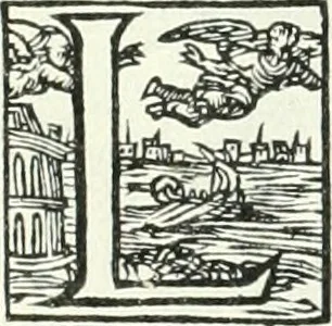 An illustration from Ragionamento di Lvca Contile sopra la proprietà delle imprese : con le particolari de gli academici Affidati et con le interpretationi et croniche, 1574, leaf 235
