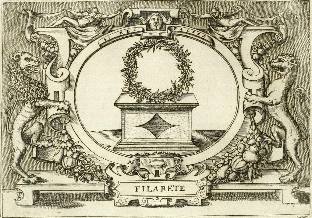 An illustration from Ragionamento di Lvca Contile sopra la proprietà delle imprese : con le particolari de gli academici Affidati et con le interpretationi et croniche, 1574, leaf 241
